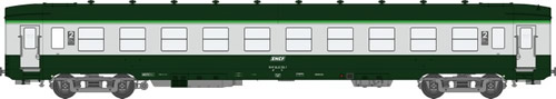 REE Modeles VB-040 - French Passenger Coach DEV AO B10 garrigue of the SNCF
